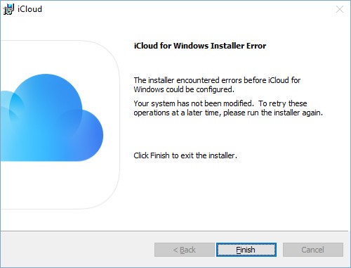 Install iCloud on Windows 10